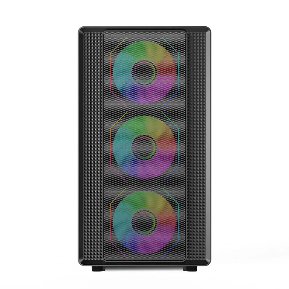 MicroATX Vertical Glass PC Case Supports 360mm Radiator