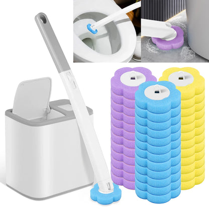 Disposable Toilet Brush Cleaning Kit With Long Handle Replacement Head And Auto Lid Opening, Eco Friendly Bathroom Tool Fall 2026
