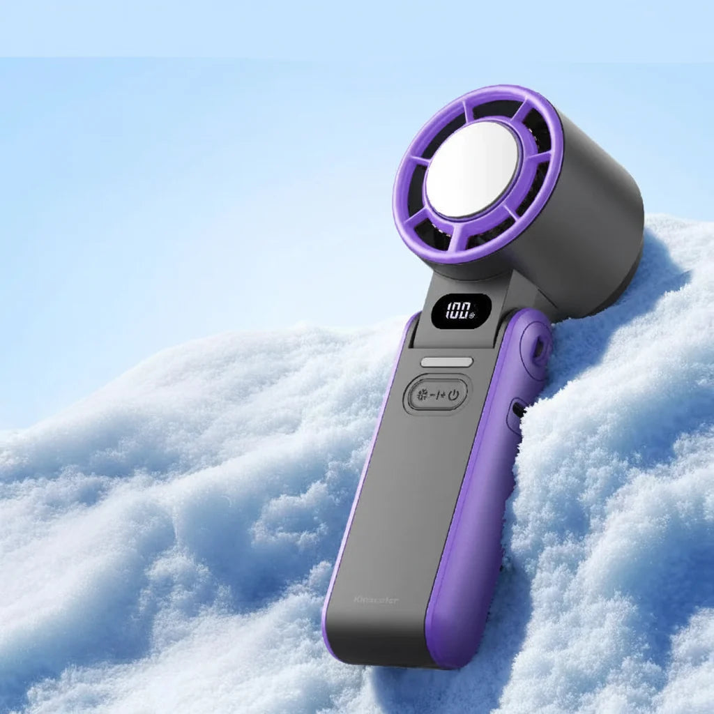 Handheld Fan Foldable Outdoor Cooling 3600mAh Battery 100 Level Turbo Summer 2026