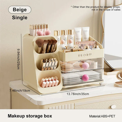 Cosmetics Storage Box Large Capacity Multifunctional Organizer Back To School 2026 Dorm Room Vanity