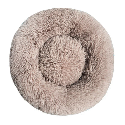 Pet Bed Round Plush Bed Winter Warm 2026 Washable Cozy Comfort For Pets