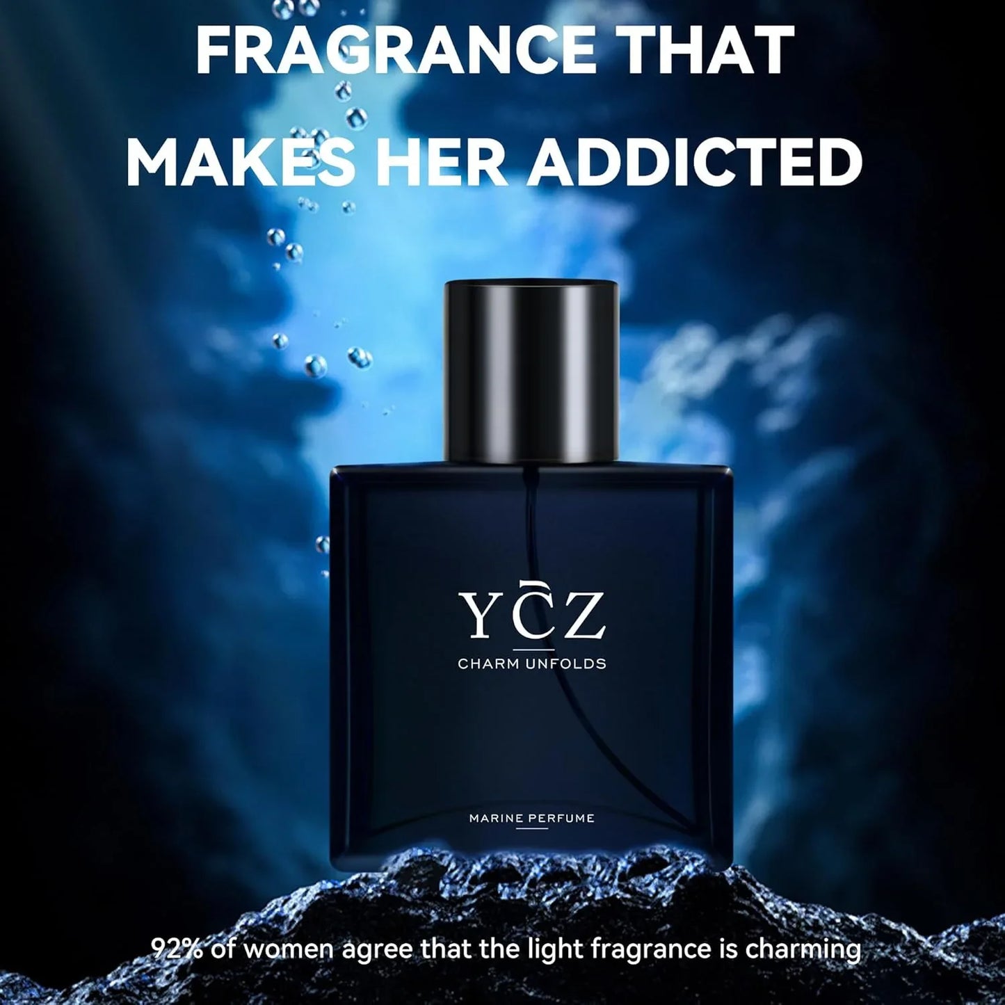 Perfume 50ml Unisex Marine Fragrance Long Lasting Woody Ocean Scent Gift Idea Fall 2026