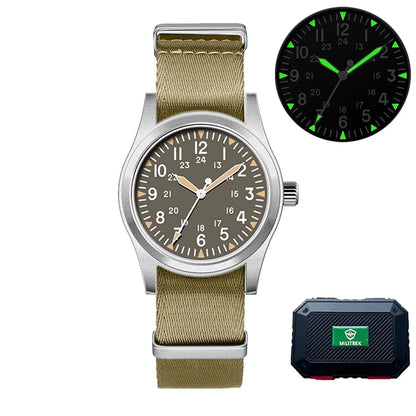 Military Quartz Field Watch 37mm Sapphire Fall 2025