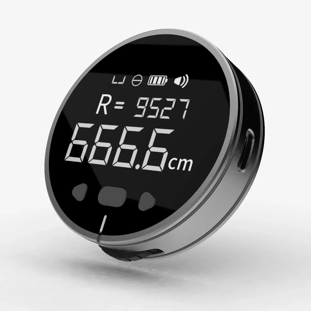 Laser Distance Meter Mini Rechargeable Digital Measure Tool 99M Range Compact Portable Fall 2025 Accurate