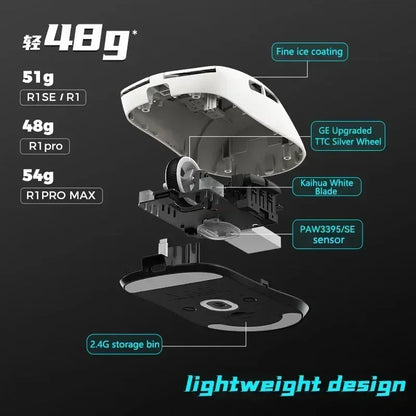 Gaming Mouse Wireless Lightweight Ambidextrous 26000 DPI