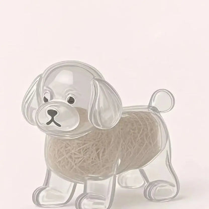 Dog Hair Keepsake Keychain Pendant Clear Resin Charm