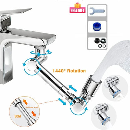 Faucet Extender 360° Swivel Robotic Arm Kitchen Sink Aerator, TikTok Viral Spring 2026 Reduces Splash