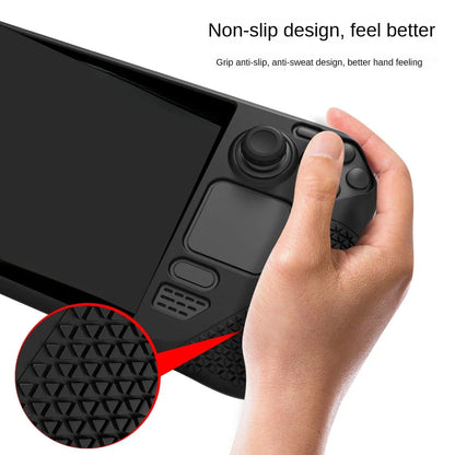 Steam Deck OLED Silicone Case With Button Caps Grip