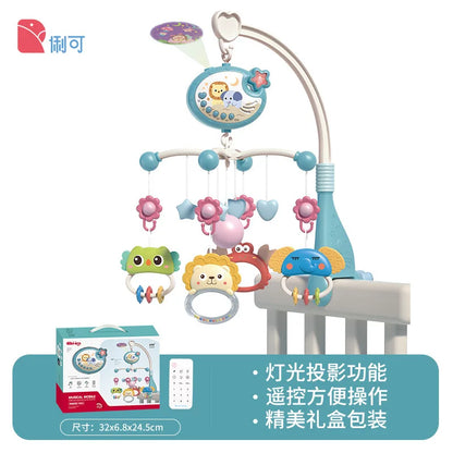 Musical Baby Mobile Projection Remote Newborn Sensory Toys