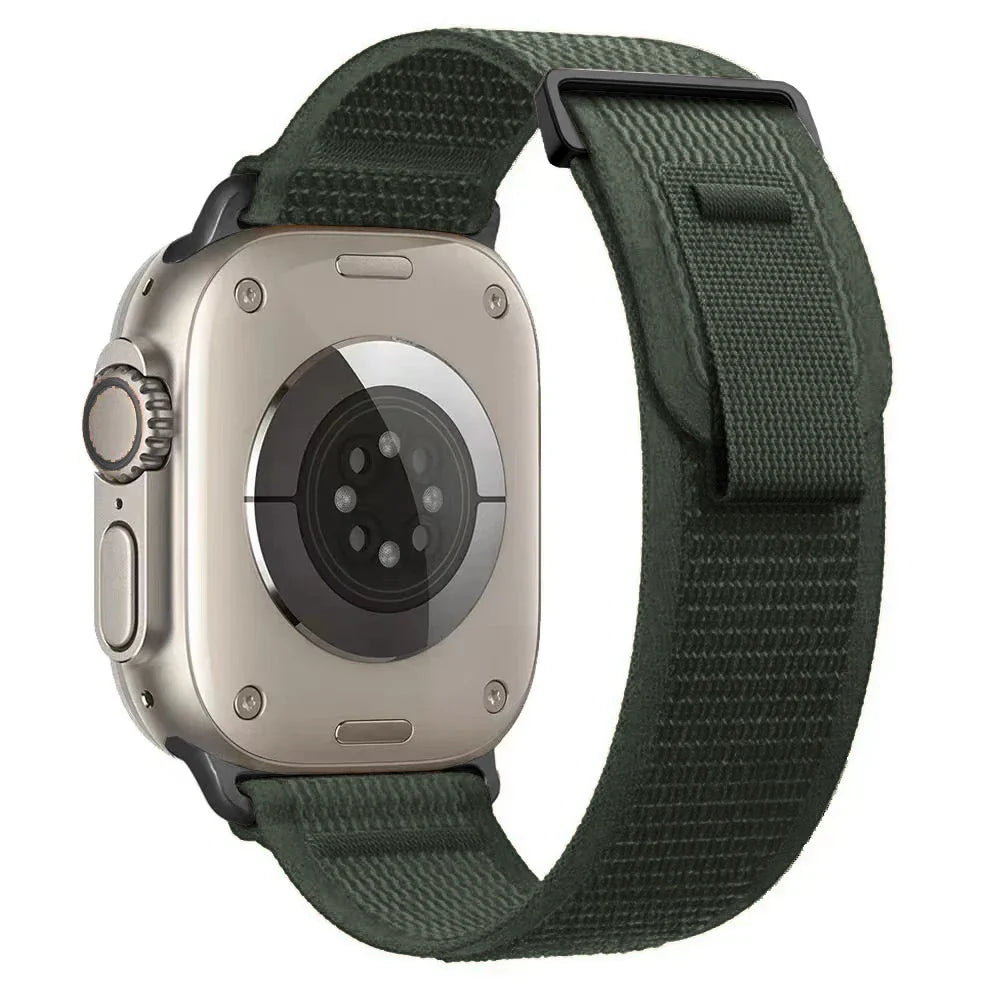 Nylon Trail Loop Apple Watch Band - Breathable Sport Strap for Ultra 3 2, Series 11 10 9 8 7 41-49mm