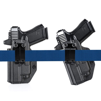 IWB Kydex Holster - TLR-8 Light Compatible, Inside Waistband Concealed Carry, 19 19X 23 25 32 44 45 Compatible