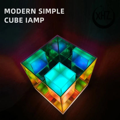 LED Night Light USB Dimmable Pyramid Lamp Ambient Bedroom Decor Fall 2025 Mood Lighting Gift