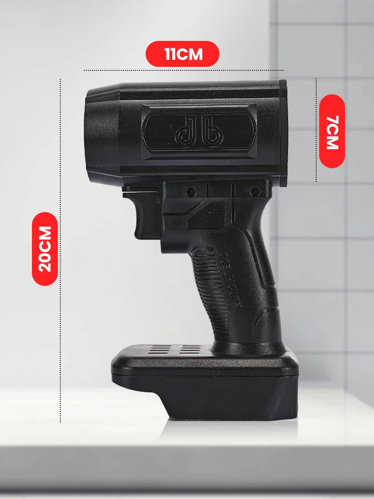 Cordless Turbo Jet Blower for Car Drying – High Power Air Gun 40/50mm, Fast Car Dryer, Dust & Debris Cleaner