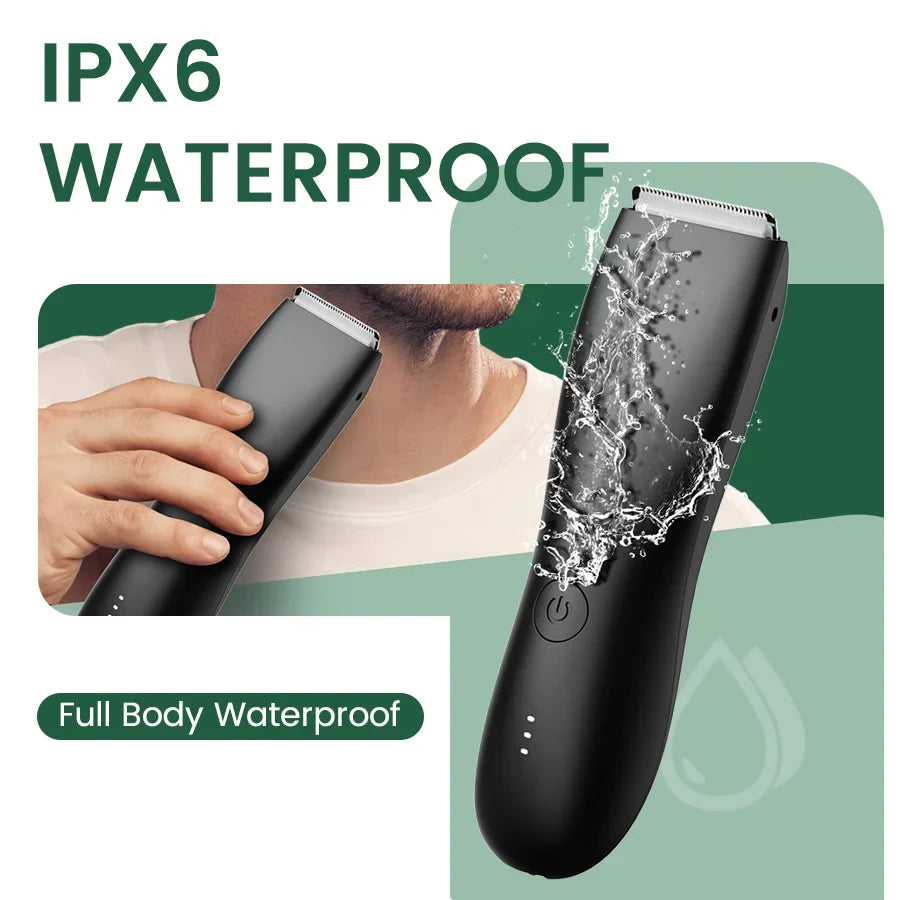 Body Groomer Waterproof Dual Head Electric Shaver With LED Light Foil Blades TikTok Viral Spring 2026 Gift