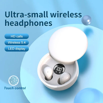 Wireless Earbuds Compact In Ear Design Bluetooth 5 Long Battery Life Sleep and Sports Back to School 2026 Gift