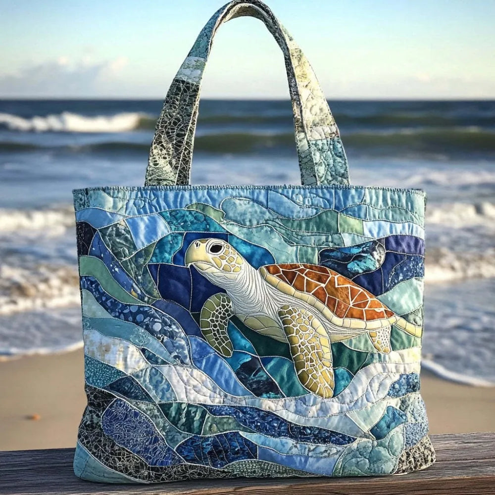 Durable Timeless Women's Tote Bag – Quilted, 3D Floral Embroidery, Cotton, Everyday Use