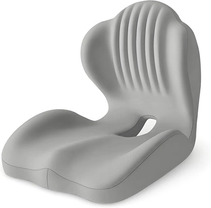 Ergonomic Memory Foam Seat Cushion with Back Support – Lumbar Relief for Office Chair Car Wheelchair 2026