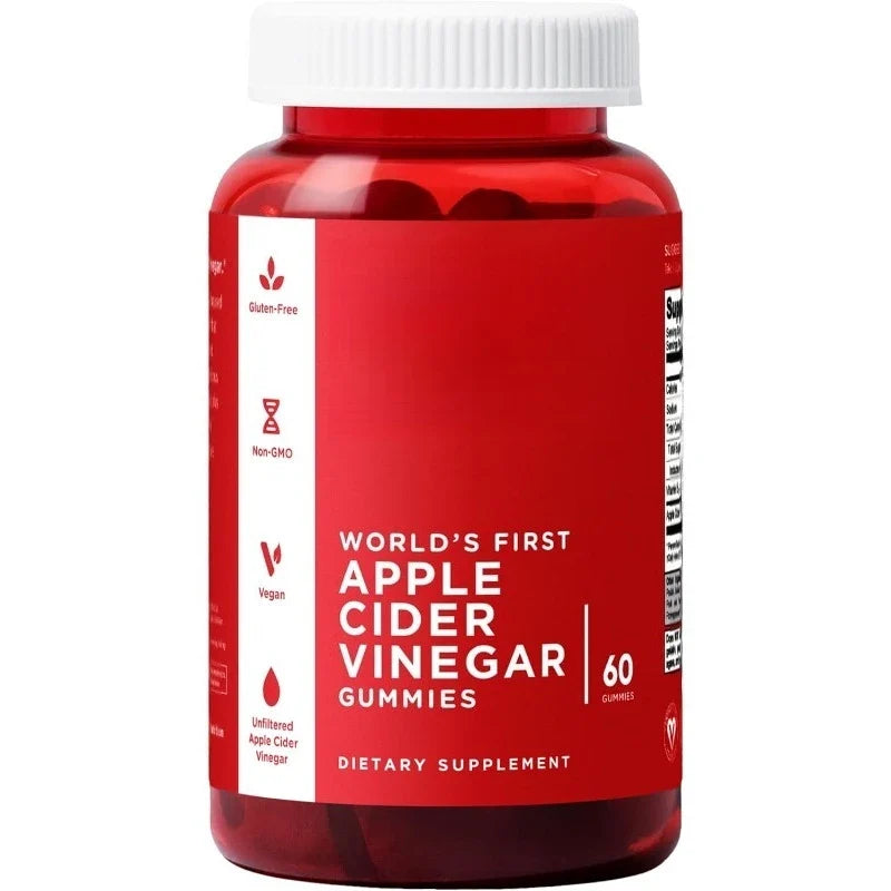 Apple Cider Vinegar Gummies Plant Based Dietary Supplement Spring 2026 Wellness Immune and Energy Support 60 Count