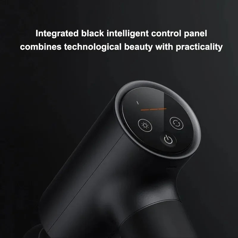 Massage Gun Black Fascia Gun Dual Mode 3 Gear Hot Pack Spring 2026 Wellness Intelligent Safety