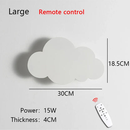 Cloud Wall Lamp Dimmable LED Nursery Light Remote Control Night Light Nursery Bedroom Decor Fall 2025 Cozy