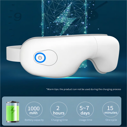 Eye Massager Foldable With Heat And Bluetooth Music Sleep Aid For Eye Strain 2026 Trend