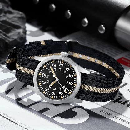 Military Quartz Field Watch 37mm Sapphire Fall 2025