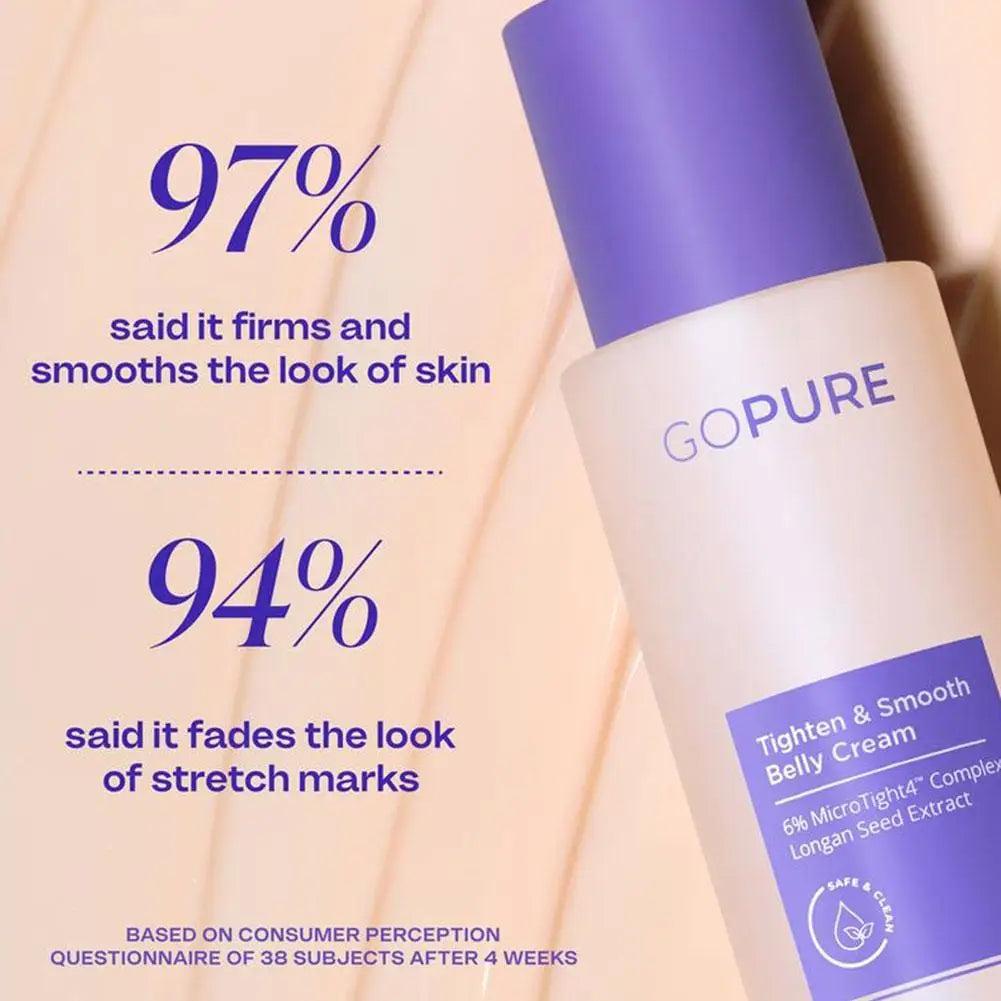 Belly Cream 125ml Tighten And Smooth MicroTight4 Longan Seed Extract Skincare Fall 2026 Moisturizing Skin Repair