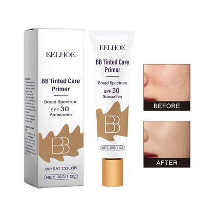 BB Cream Makeup Foundation Primer Waterproof SPF 30 Sunscreen Full Coverage Concealer Glow Brightening TikTok Viral
