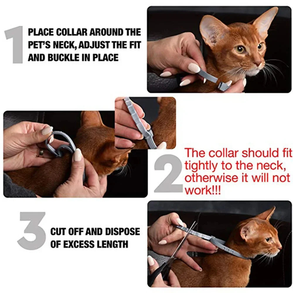 Natural Extract Pet Flea & Tick Repellent Collar Tag Dogs Cats All Seasons Safe Wearable