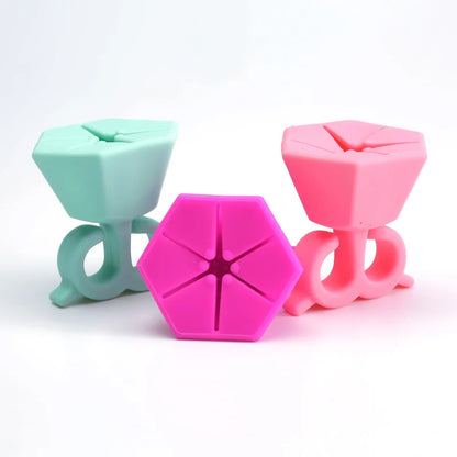 Vinyl Weeding Scrap Collector Portable Diamond Shape Craft Waste Box Fall 2025 Tidy Workspace Tool