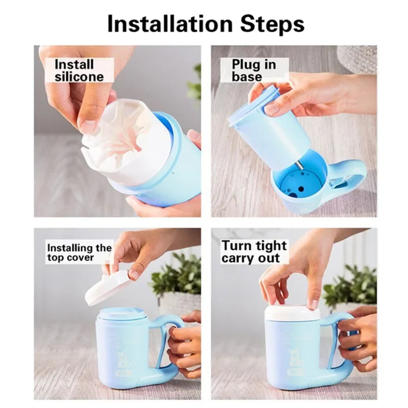 Dog Paw Cleaner Portable Silicone Paw Washer Cup Outdoor Fall 2025 360 Degree Gentle Quick Mess Free Cleaning