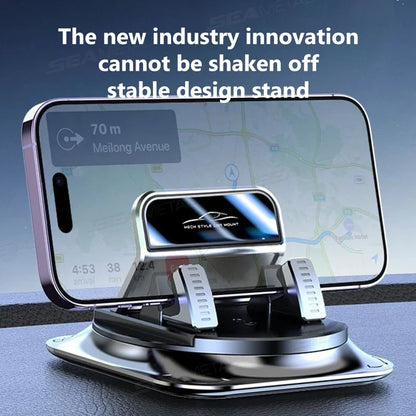 Car Phone Mount 360 Degree Rotation Dashboard Holder Anti Slip Silicone Head Up Navigation Universal Fit Fall 2026 Trend