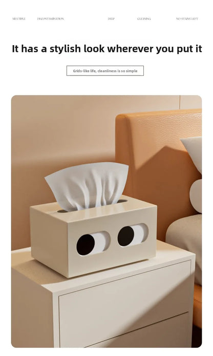 Tissue Box Red Organizer – Modern Paper Storage Box For Table Decor, Summer 2026 Gift Idea