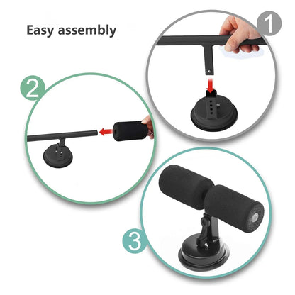 Suction Cup Sit Up Assist Device Portable Abs Trainer