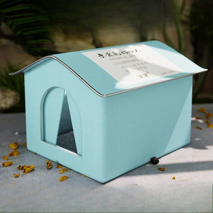 Dog House Waterproof Foldable Pet Cave Bed Small Outdoor Winter 2025 Cozy Washable Shelter For Puppies