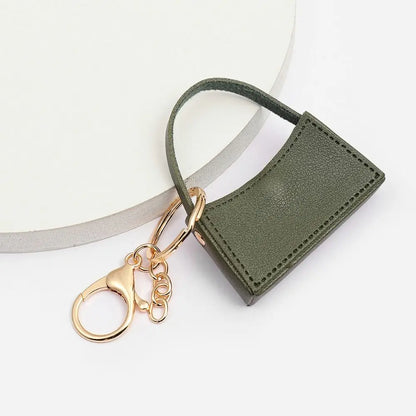 1+1 Free Birkin Inspired Mini Hand Bag - Candy Color Bag Charm Keychain