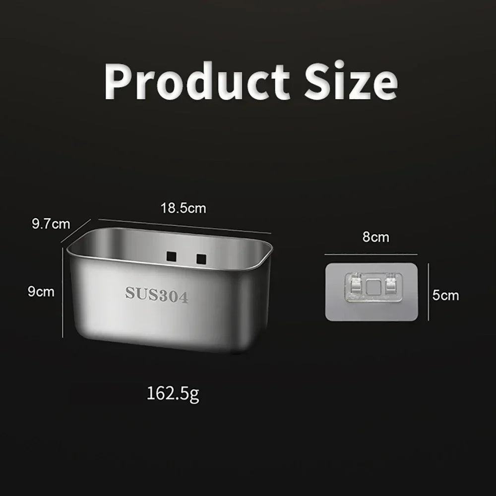 Stainless Steel Sink Strainer Basket, 304 Stainless, Fruit Vegetable Drainer, Eco Friendly Viral Trend 2026