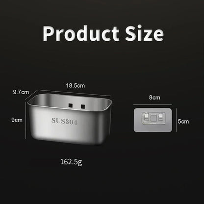 Stainless Steel Sink Strainer Basket, 304 Stainless, Fruit Vegetable Drainer, Eco Friendly Viral Trend 2026