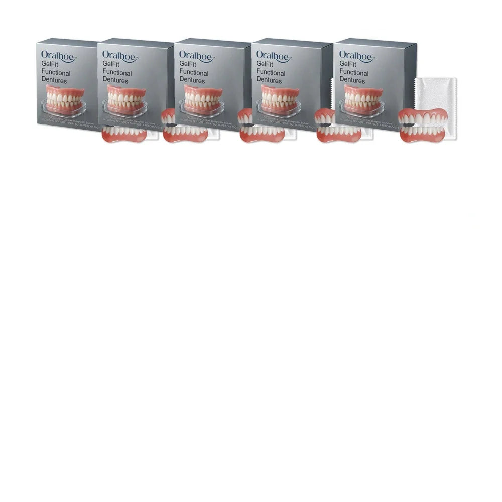 Soft Silicone Temporary Dentures Full Set – Safe, Easy Fit, Instant Smile Restoration 2026