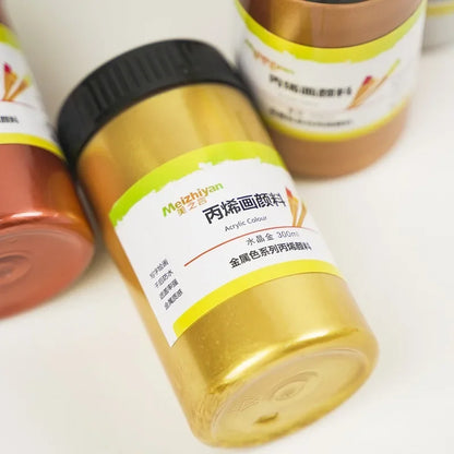 Golden Acrylic Paint Metallic Pearlescent Finish Waterproof Fade Resistant for Gypsum Canvas DIY Craft Supplies Fall 2026
