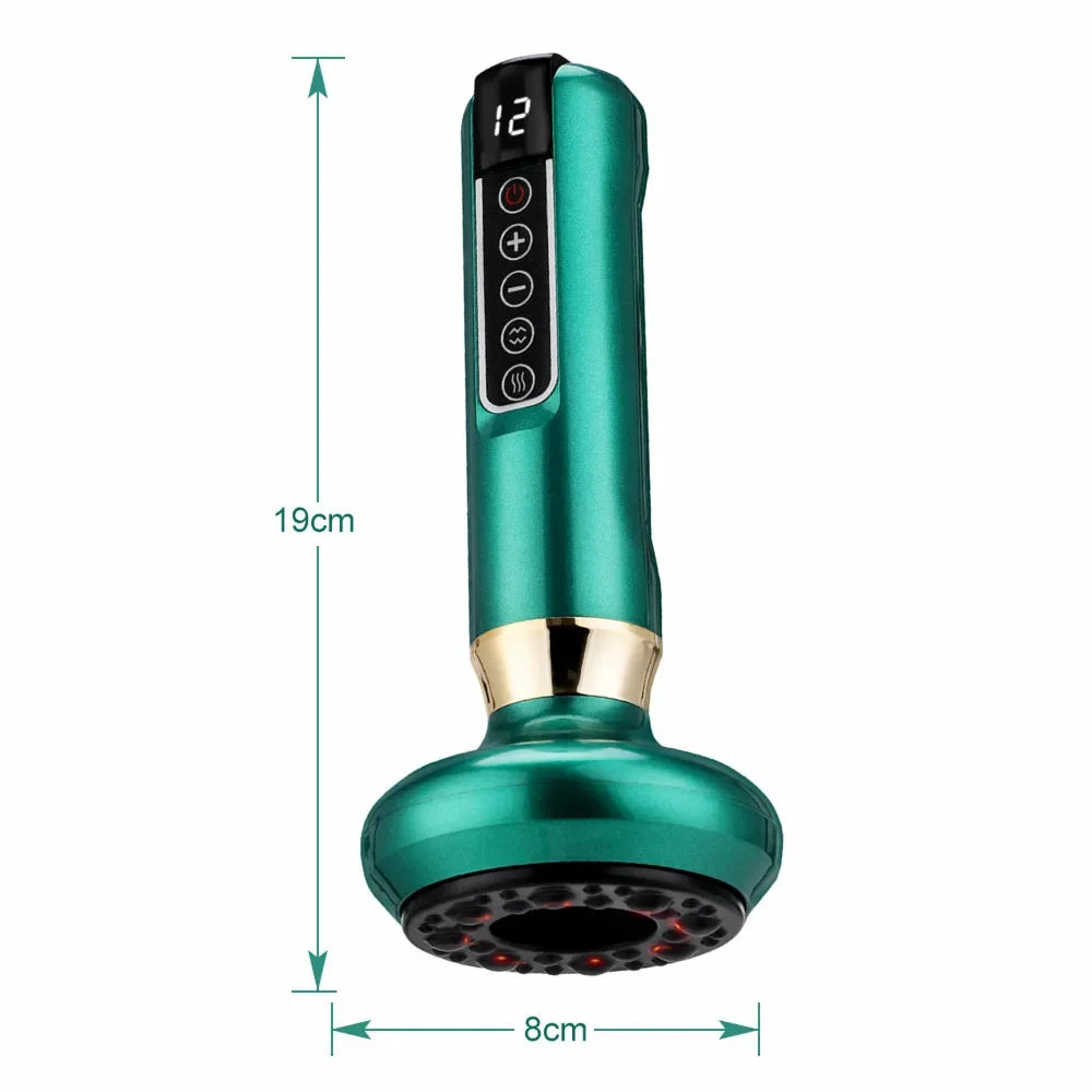 Electric Cupping Massager Multi Speed Vacuum Therapy With Infrared Heating Portable Spring 2026 Wellness Trend
