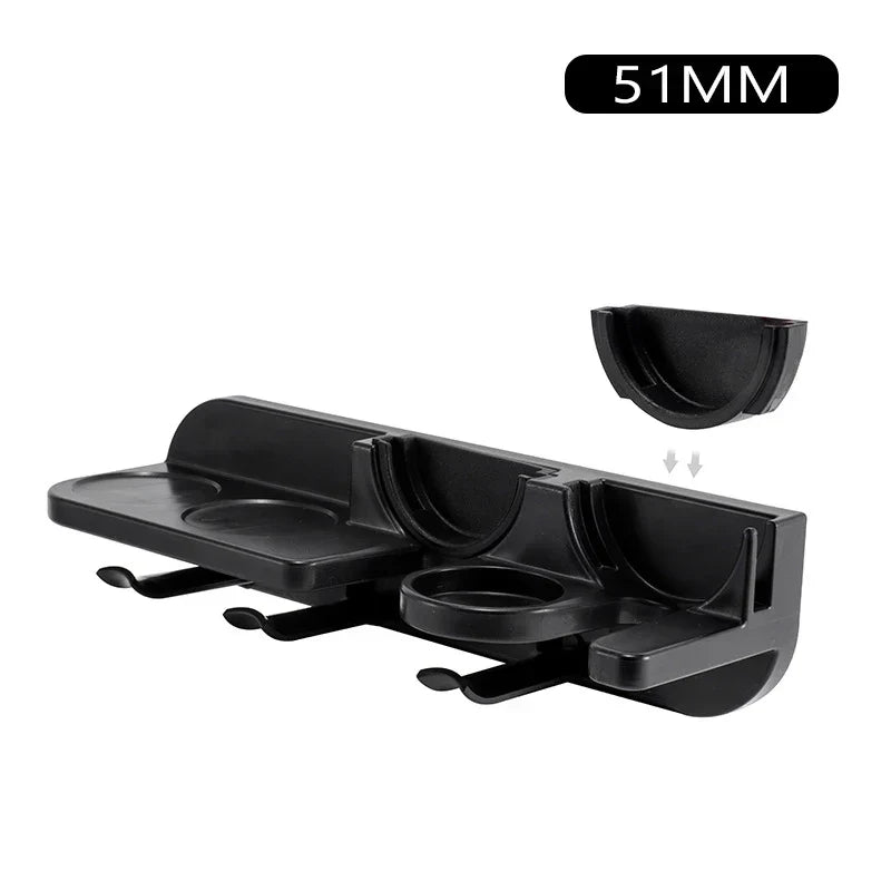 Portafilter Wall Rack Self Adhesive Espresso Holder Fits 51mm 54mm 58mm Coffee Setup Fall 2025 Space Saving Organizer