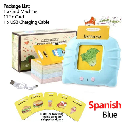 Variant image for Interactive Educational Toy Flash Card Learning Machine for 2-6 Year Olds, Screen-Free Learning with Audio Function-5