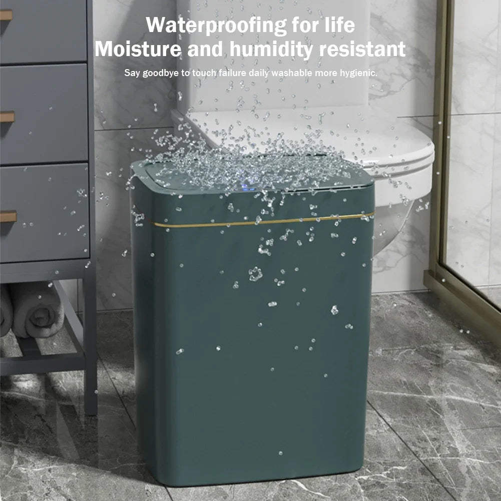 Smart Sensor Trash Can 15L 18L Touchless Quiet Waterproof