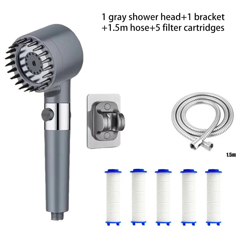 Handheld Shower Head With Three Speed Settings Water-Saving, Easy Install Spring Refresh 2026