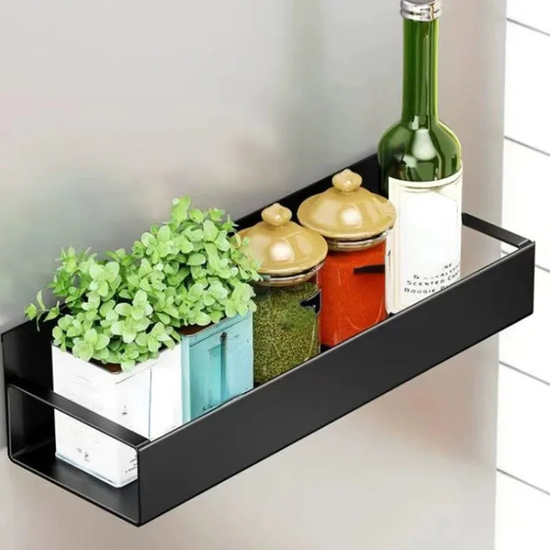Magnetic Storage Shelf Cast Iron Side Hanging Organizer, Refrigerator And Washing Machine Space Saving 2025