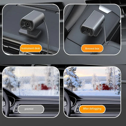 Car Heater Demister With Strong Suction Cup Defogger For Clear Windshield In Winter 2025