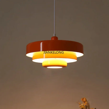 Pendant Lamp Retro Danish Chandelier - Fall 2026 Decor for Cafes and Homes, Cozy Ambient Lighting