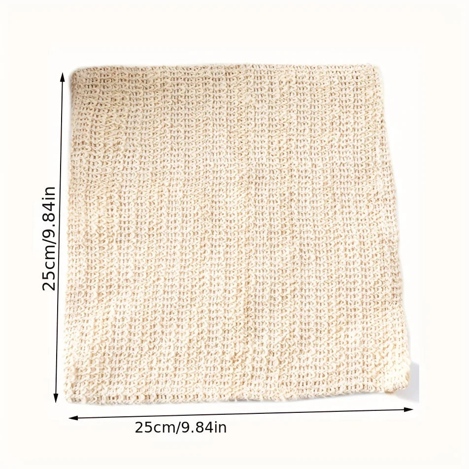 Exfoliating Towel Cotton Linen Bath Scrub Cloth Home Spa 2026 Gift Idea