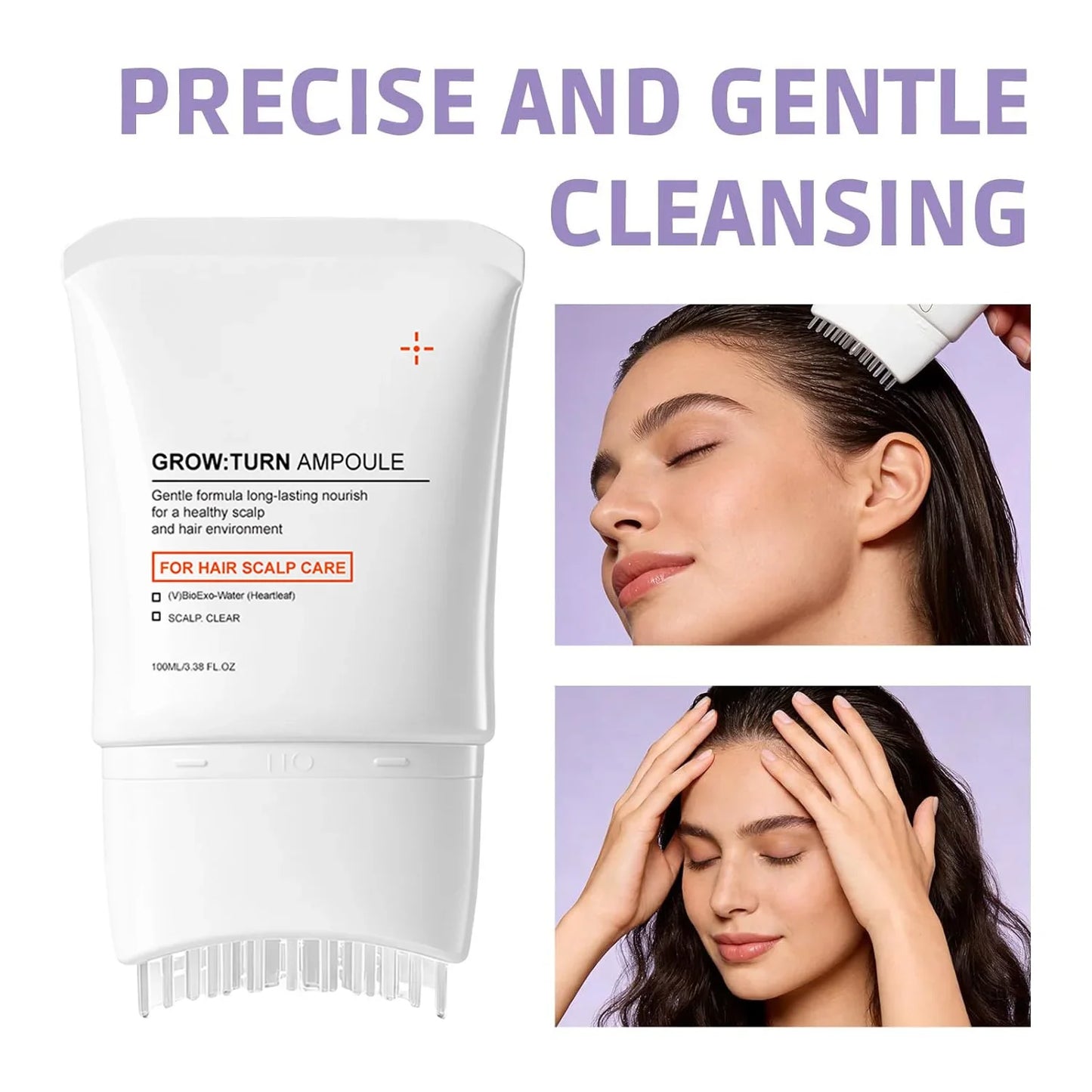 Scalp Serum with Built-in Massager Brush 100ml – Hair Growth Treatment Reduces Hair Loss Repair 2026